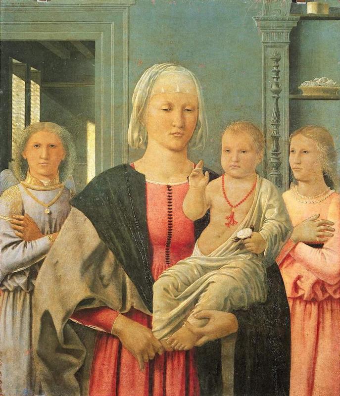 Piero della Francesca Madonna di Senigallia Norge oil painting art